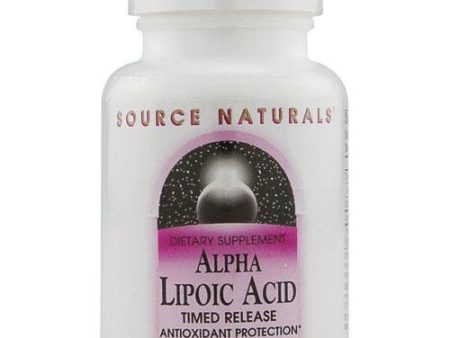 SOURCE NATURALS - Alpha-Lipoic Acid Timed Release (300 mg) - 30 Tablets Online Hot Sale