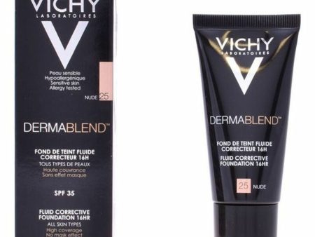 Fluid Foundation Make-up Dermablend Vichy Spf 35 30 ml Cheap