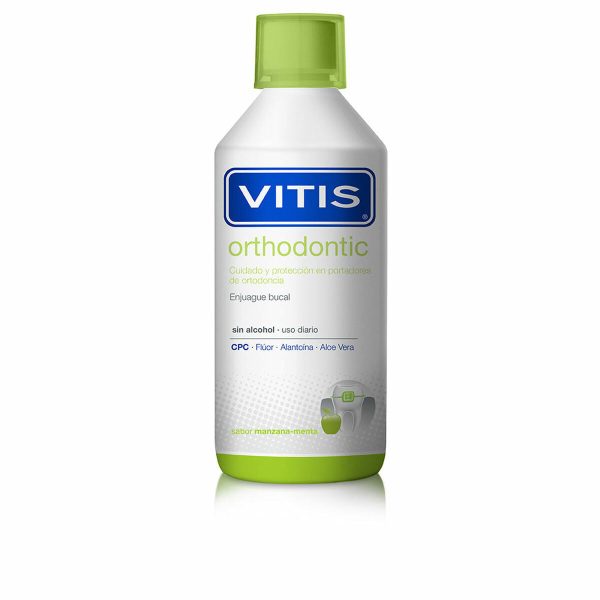 Mouthwash Vitis Orthodontic Mint Apple 1 L Cheap