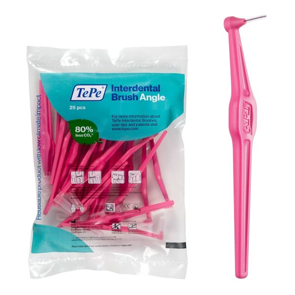 Interdental brushes Tepe Angle Pink 0,4 mm 25 Units Online Sale