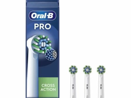 Replacement Head Oral-B Pro Cross action 3 Pieces Online