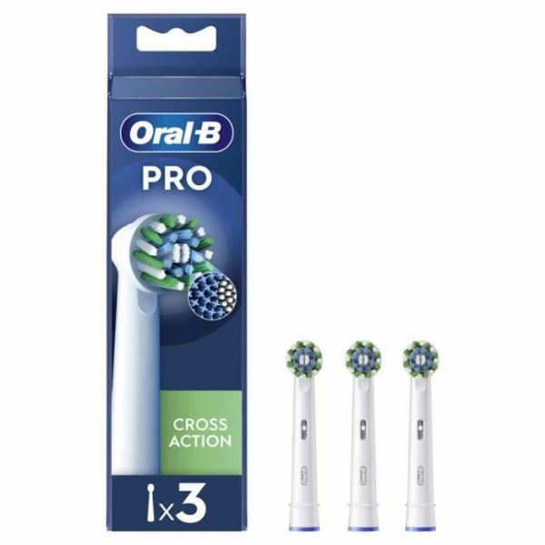 Replacement Head Oral-B Pro Cross action 3 Pieces Online