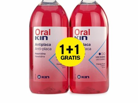 Mouthwash Kin Oralkin Enjuague Bucal Placa Anti-plaque (2 uds) Discount