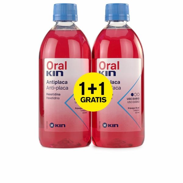 Mouthwash Kin Oralkin Enjuague Bucal Placa Anti-plaque (2 uds) Discount