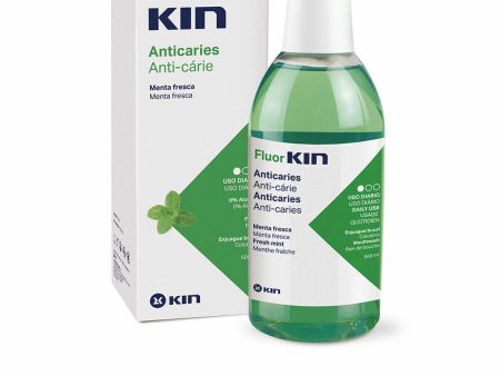 Mouthwash Kin Fluorkin Mint Anti-caries 500 ml Hot on Sale