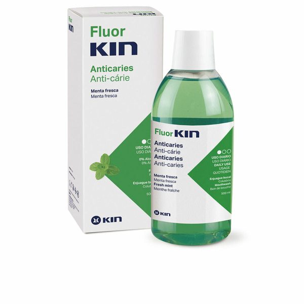 Mouthwash Kin Fluorkin Mint Anti-caries 500 ml Hot on Sale