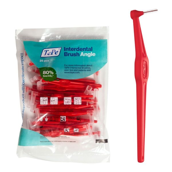 Interdental brushes Tepe Angle Red 0,5 mm 25 Units on Sale