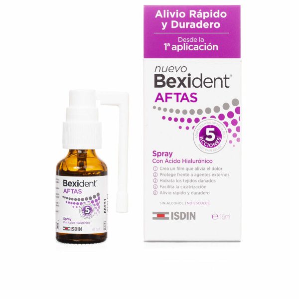 Mouthwash Isdin Bexident Aftas Mouth protector (15 ml) Supply