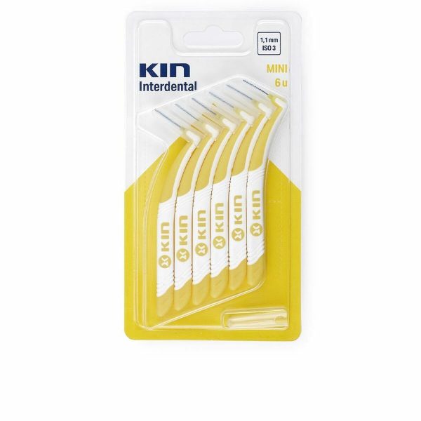 Interdental Toothbrush Kin Mini 6 Units 1,1 mm Hot on Sale