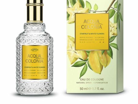 4711 Acqua Colonia Carambola & White Flowers Eau de Cologne Unisex Perfume - 50ml | Refreshing Floral-Fruity Fragrance Online now