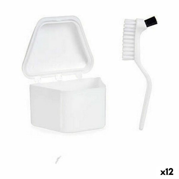 Denture Set White polypropylene (12 Units) Online Hot Sale