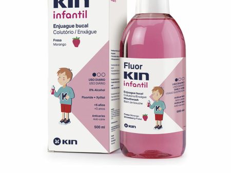 Mouthwash Kin Children s Strawberry 500 ml For Discount