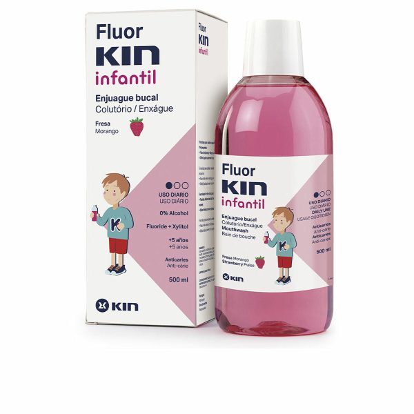 Mouthwash Kin Children s Strawberry 500 ml For Discount