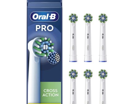 Replacement Head Oral-B Pro Cross Action 6 Units Online Hot Sale