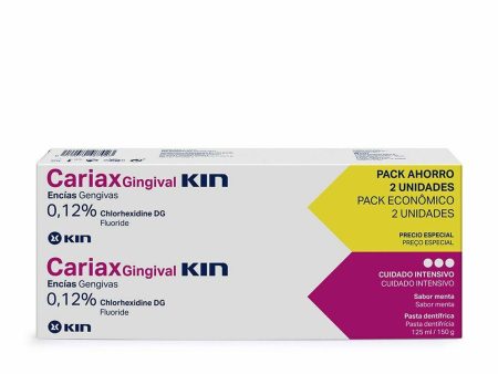 Toothpaste Kin Cariax Gingival (2 Pieces) (2 x 125 ml) Online now