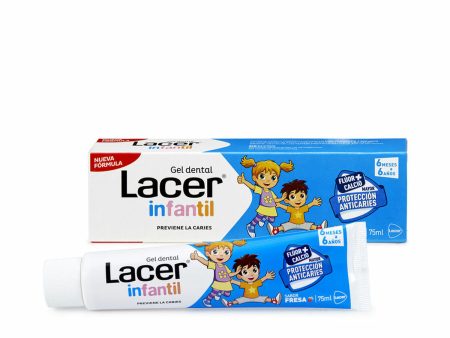 Toothpaste Lacer Children s Strawberry (75 ml) Discount