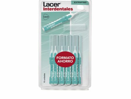 Interdental Toothbrush Lacer (10 uds) Upright Extra-fine For Sale