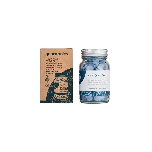 Mouthwash Georganics Tablet Mint 180 Units For Cheap