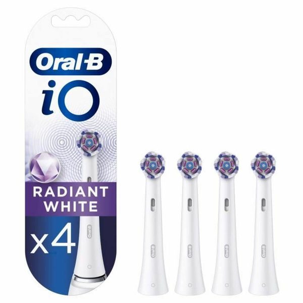 Replacement Head Oral-B iO White Black 4 Units Online Sale