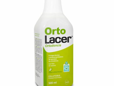 Mouthwash Lacer Ortolacer Orthodontics care Lime 500 ml on Sale