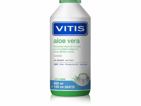 Mouthwash Vitis   Mint Aloe Vera 500 ml Hot on Sale