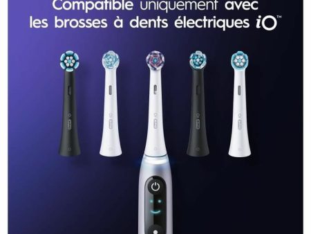 Replacement Head Oral-B iO White Black 4 Units Online Sale