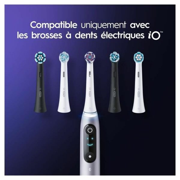 Replacement Head Oral-B iO White Black 4 Units Online Sale