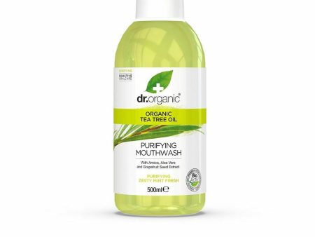 Mouthwash Tea Tree Dr.Organic Bioactive Organic Tea tree oil 500 ml For Discount