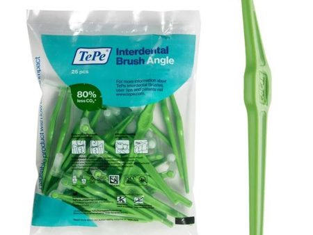 Interdental brushes Tepe Angle Green 0,8 mm 25 Units Online