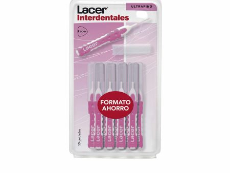 Interdental Toothbrush Lacer (10 uds) Ultrafine Upright For Sale