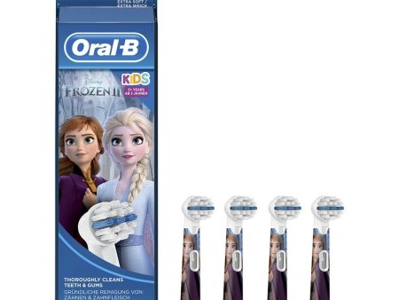 Replacement Head Oral-B EB 10-4FFS  4UD Purple Multicolour on Sale