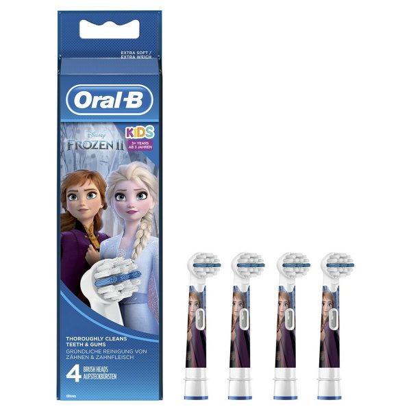 Replacement Head Oral-B EB 10-4FFS  4UD Purple Multicolour on Sale